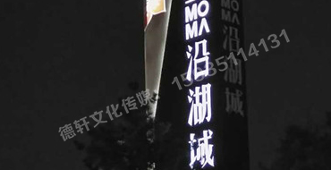 南中環(huán)當(dāng)代沿湖城地產(chǎn)標(biāo)識(shí),精神堡壘